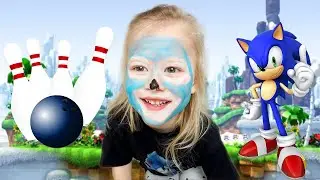 Катя SONIC. Кегли челлендж.