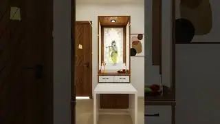 interior design of temple in house to mandir wahi balayage #shorts  #krishnastatus #interior