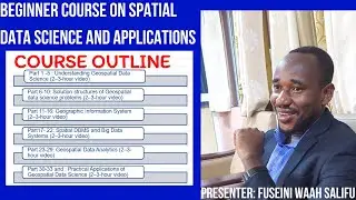 Spatial data science course outline