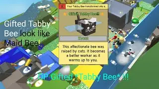 OP GIFTED *TABBY BEE* !! WHEN ITS WAS GIFTED LOOK LIKE MAID BEE?! Bee Swarm Simulator
