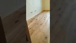 Монтаж массивной доски ясень , масло osmo 3062