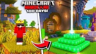 I Survived 100 DAYS In AMPLIFIED World In Minecraft