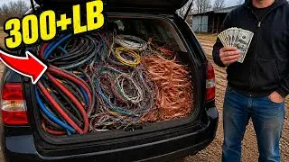 I Bought 300+ LBS of Scrap Wire — Here’s How Much I Made ✅️