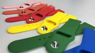 Pulseira Silicone Sport Para Relógio 18mm 20mm 22mm c/ Pinos