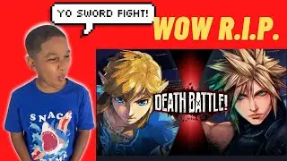SWORD VS SWORD RIGHT TO THE FIGHT! LINK VS CLOUD DEATH BATTLE - Reaction