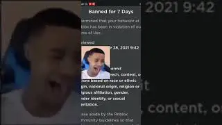 why my account roblox banned?????