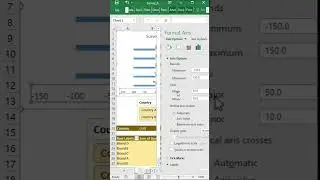 Easy stylish slider pivot chart (score meter) in Microsoft Excel #shorts