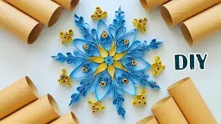 Start Collecting Paper Rolls! recycling idea with toilet paper rolls ♻️| decorating