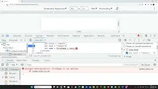 JAVASCRIPT - USING THE DEBUGGER