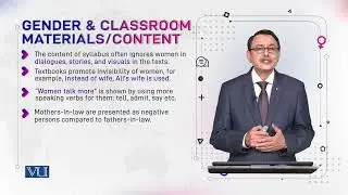 Gender & Classroom Materials/Content | Language and Gender | ENG527_Topic179