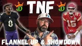 NFL DFS DraftKings Showdown LIVE Strategy For Chiefs-Ravens Thursday Night Football