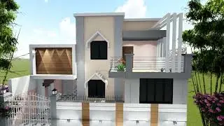 3D house eleavation walkthrough
