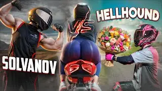 КТО БОЛЬШЕ ПОСАДИТ ДЕВОЧЕК на МОТОЦИКЛ? (ft. SOLVANOV)