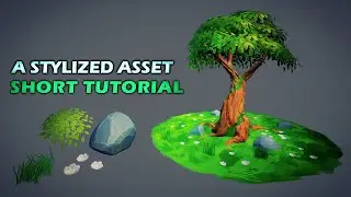 How I made a Stylized Forest Asset in Dreams (Tutorial) | Dreams PS4/PS5