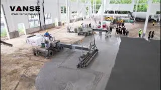 This workshop floor is by vanse machine #vanse #levelconcrete #concretework