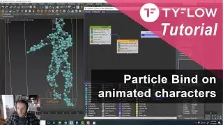 3ds Max + TyFlow TUTORIAL: Particles on Animated Characters