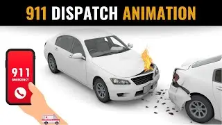 Trilateration and Emergency Vehicle's Right of Way | 3D Animation | SciTech Vault Technical Videos