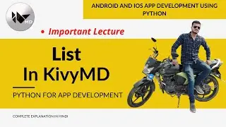 List in KivyMD | Android and iOS app development using python KivyMD