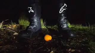 BF making some orange juice with his Tech 7