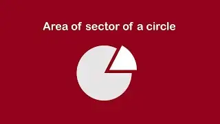 Area of sector of a circle। area of segment of circle. #circle