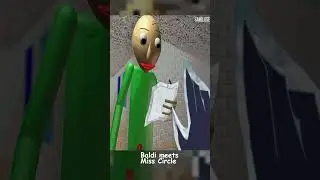 [SFM/Animation] Baldi meets Miss Circle! 