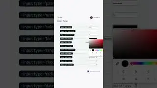 input types 