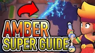 How to Use Amber Super! - Brawl Stars New Brawler Amber Guide!