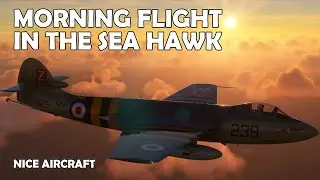 A Morning Flight In The Hawker Sea Hawk -  Microsoft Flight Simulator 2020