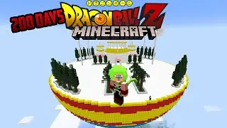 200 Days in Dragon Ball Z Minecraft! Dragon Block C Mod - Surviving 200 Days As a Half Saiyan!