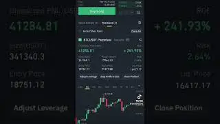 $40,000 profits in one trade! Binance futures trading. 