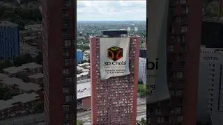 3DCHOBI Logo Cloth simulation with motion tracking 