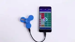 FIDGET SPINNER с программируемой подсветкой