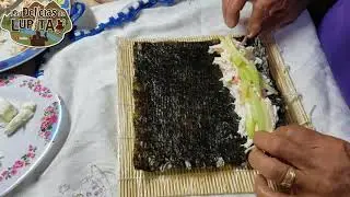 Como hacer sushi | sushi casero y sus tipos de relleno | Las Delicias De Lupita