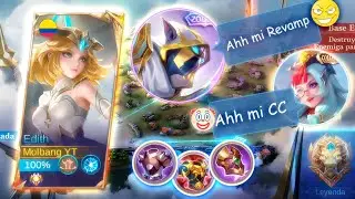 GAMEPLAY -Edith Ranked Tank Leyenda V x4⭐GG | SEBERO EL DAÑO QUE AGUANTÉ