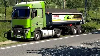 ETS 2 - Using a 2 Axle Kogel Kipper Trailer to Transport Barley Part 2