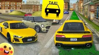 🚖I got a job as a cab driver at Extreme Car Driving