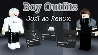 80 Robux Outfit Ideas || Boy Edition *Links in desc*