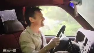 Commotion of yelling of HAMMOND or CLARKSON