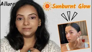Tried Alia Bhatt's 10-Mins No Foundation Makeup | Winter Makeup Look 💕 | #celebritymakeup