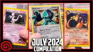 BEST CARD PULLS OF JULY 2024 - Pokemon Card Opening Monthly Compilation