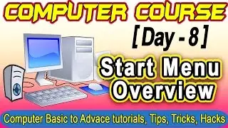 What is Start Menu in computer- Computer Tutorials for Beginners Course Day #8