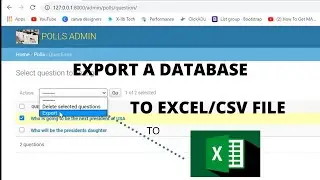 How to Export CSV Files From Django ##-Export Django Models to CSV