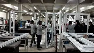 Thick and Elegant Folding Doors For Upvc making in Mimari Qatar u.p.v.c Company
