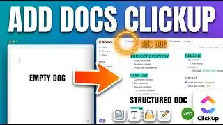 How To Add Docs In ClickUp [Shortcut]