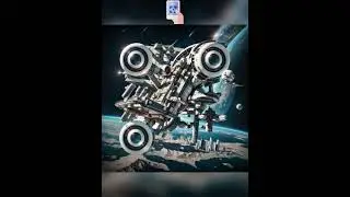 QR code Turn into Space Station Qr code Art🛰️