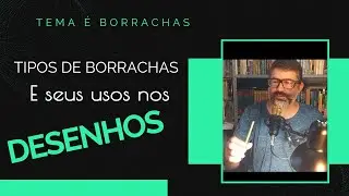 Arte e Desenho (FALANDO SOBRE OS TIPOS DE BORRACHAS) e seus usos nos Desenhos #art #draw #drawing