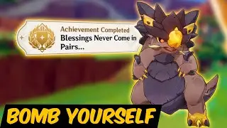 Bomb Yourself To get Blessings Never Come in Pairs... Hidden Achievement | Genshin Impact 5.0 Natlan