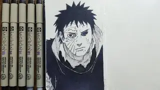 Sketchbook Drawing #1 Obito❤️