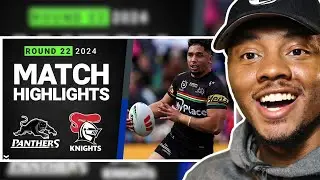 NRL FAN REACTS To NRL 2024 | Panthers v Knights | Match Highlights