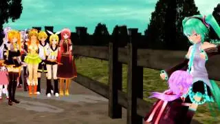 【MMD】ミクとゆかりがガキィィーンするだけ【ジョジョ31話】